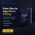 Cover of From Zero to Algorithmic Trading, a 44 page beginner's handbook on building automated trading systems with Python and Freqtrade, 2026 edition.