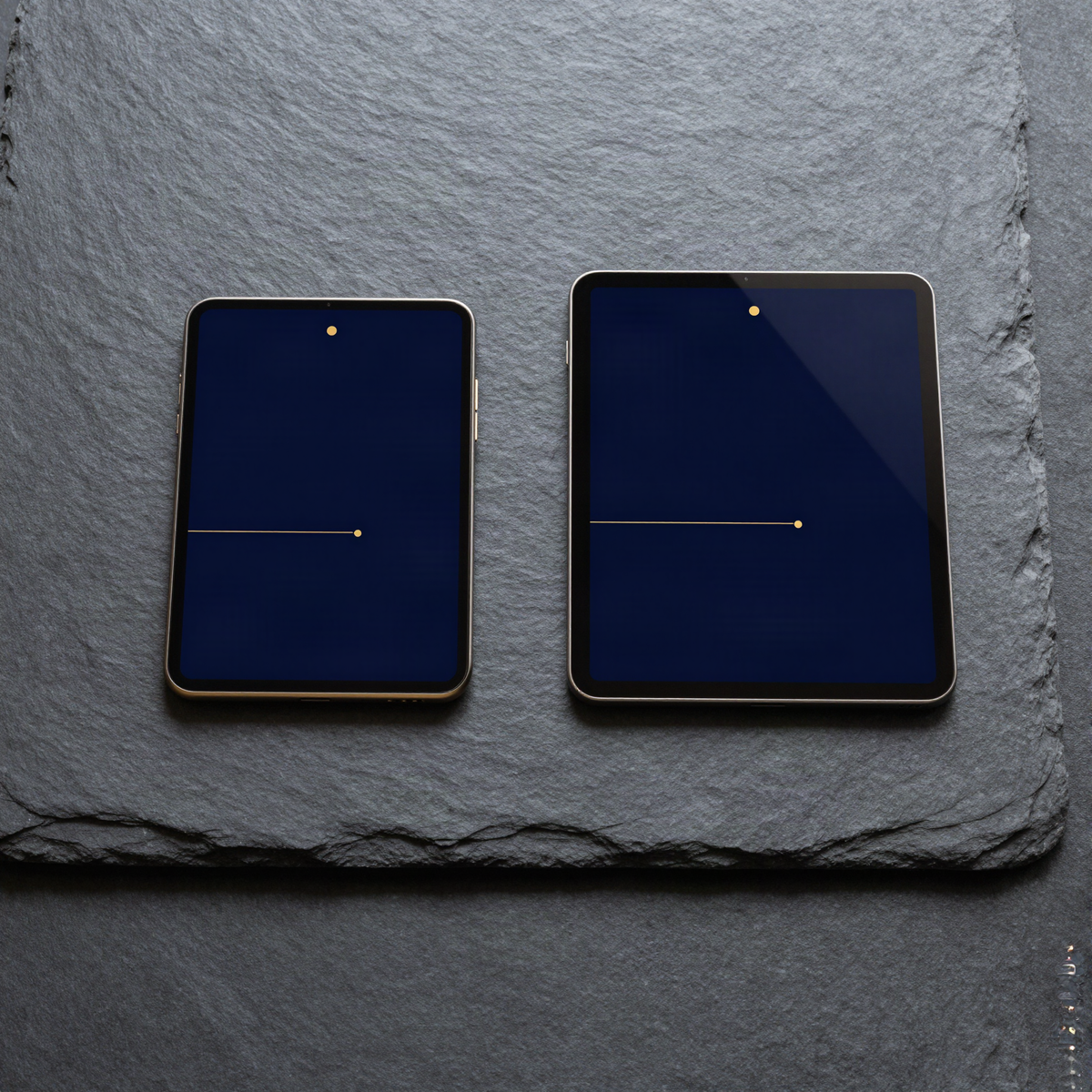 The handbook is a PDF that reads on any device, shown here on a tablet and a phone.